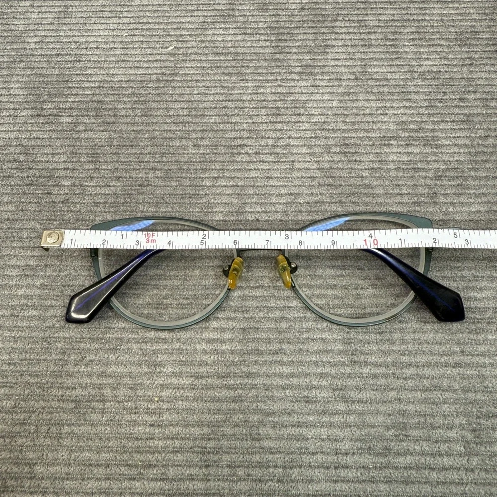 C-Zone W3219 Black‎ Metal Cat Eye Y2K Eyeglasses Frames Netherlands Col.60 47mm